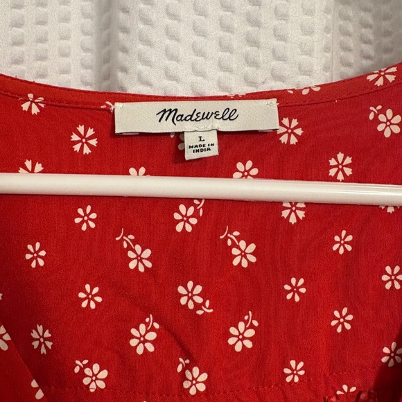 Madewell Red Dress - Picture 4 of 5